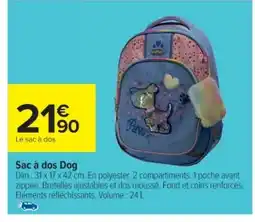 Cora x Carrefour Sac à dos Dog offre