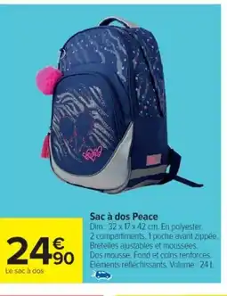 Cora x Carrefour Sac à dos Peace offre