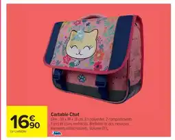 Cora x Carrefour Cartable Chat offre
