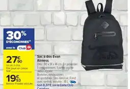 Cora x Carrefour AIRNESS Sac à dos Evan offre