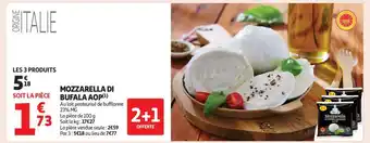 Auchan Mozzarella Di Bufala Aop offre