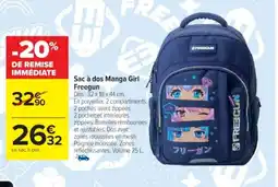 Cora x Carrefour FREEGUN Sac à dos Manga Girl offre