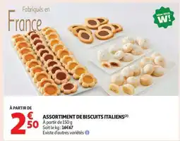 Auchan ASSORTIMENT DE BISCUITS ITALIENS offre