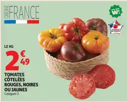 Auchan Tomates Côtelées Rouges, Noires Ou Jaunes offre