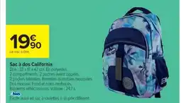 Cora x Carrefour Sac à dos California offre