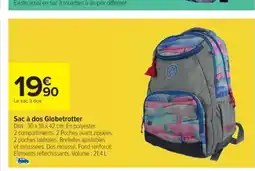 Cora x Carrefour Sac à dos globetrotter offre