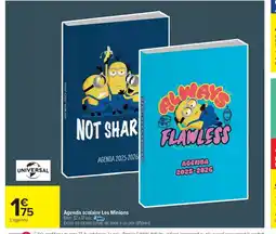 Cora x Carrefour Agenda scolaire Les Minions offre