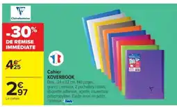 Cora x Carrefour KOVERBOOK Cahier offre
