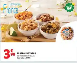 Auchan Supermarché Plateau de tapas offre