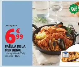 Auchan Supermarché Paëlla de la mer briau offre