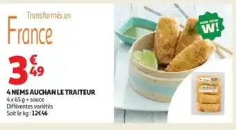 Auchan Supermarché 4 nems auchan le traiteur offre