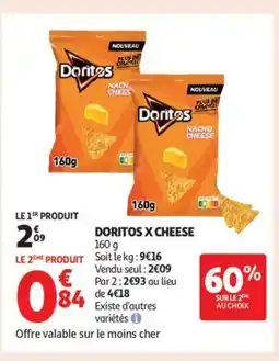 Auchan Supermarché DORITOS x cheese offre