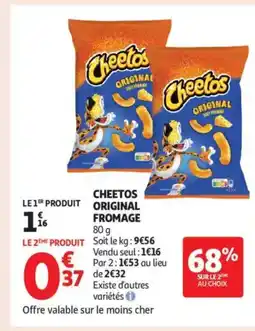 Auchan Supermarché CHEETOS Original fromage offre