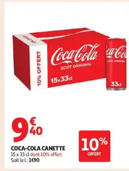 Auchan Supermarché COCA-COLA Canette offre