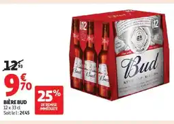 Auchan Supermarché BUD Bière offre