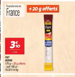 Netto Fuet moroni offre