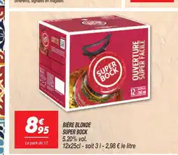Netto SUPER BOCK Bière blonde offre