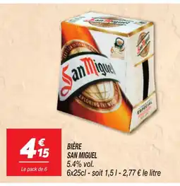 Netto SAN MIGUEL Bière offre