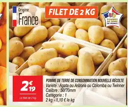 Netto Pomme de terre de consommation nouvelle récolte offre