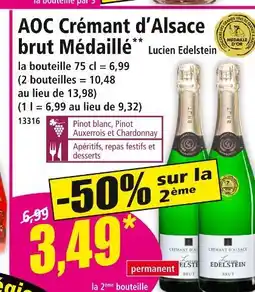 Norma AOC Crémant d'Alsace brut Médaillé offre