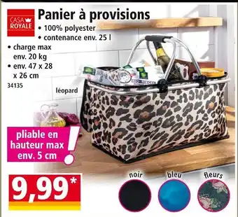 Norma CASA ROYALE Panier à provisions offre