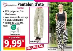 Norma JASMINELLA Pantalon d'été femme offre