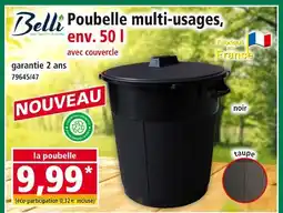 Norma BELLI Poubelle multi-usages env. 50 l offre