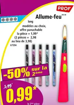 Norma Allume-feu offre