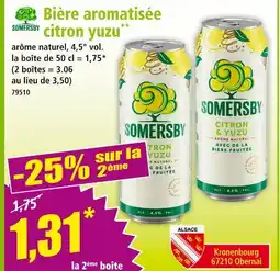 Norma Bière aromatisée citron yuzu offre