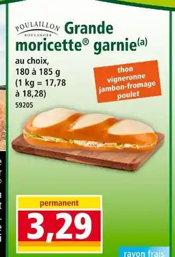 Norma POULAILLON Grande moricette garnie offre
