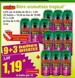 Norma COMPANEROS Bière aromatisée tropical offre