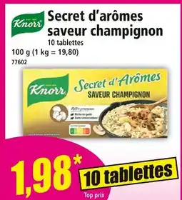 Norma KNORR Secret d'arômes saveur champignon offre