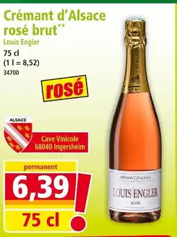 Norma LOUIS ENGLER Crémant d'alsace rosé brut offre