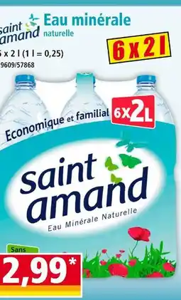 Norma saint amand Eau minérale naturelle offre