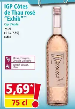 Norma IGP Côtes de Thau rosé Exhib offre