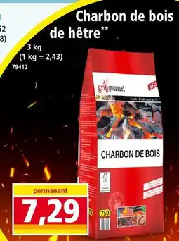 Norma Charbon de bois de hêtre offre