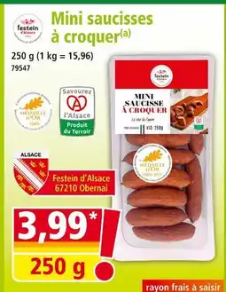 Norma Mini saucisses à croquer offre