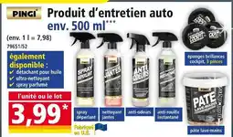 Norma PINGI Produit d'entretien auto offre