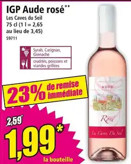 Norma IGP Aude rosé offre