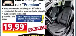 Norma CAR Couvre-siège auto aspect cuir Premium offre