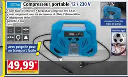 Norma Güde Compresseur portable 12 / 230 V offre
