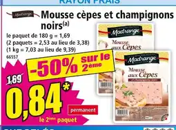 Norma MADRANGE Mousse cèpes et champignons noirs offre
