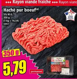 Norma Haché pur boeuf offre