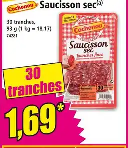 Norma COCHONOU Saucisson sec offre