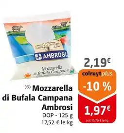 Colruyt Ambrosi Mozzarella di Bufala Campana offre