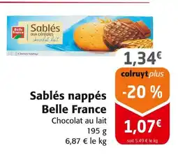 Colruyt Belle France Sablés nappés offre