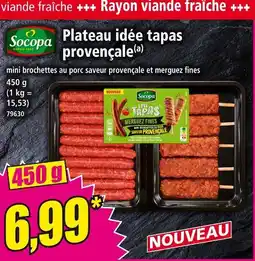 Norma SOCOPA Plateau idée tapas provençale offre