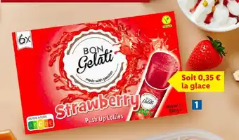 Lidl Bon Gelati Tubes glacés offre