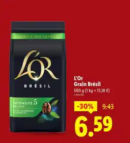 Lidl L'or grain brésil offre