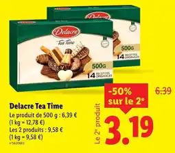 Lidl DELACRE Tea Time offre